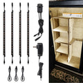 TORCHSTAR 6pcs 12 Inch LED Safe Lighting Kit, Motion Sensor, 5000K